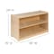 Flash Furniture Wooden 2 Section School Classroom Storage Cabinet MK-STRG003-GG - alternate 7